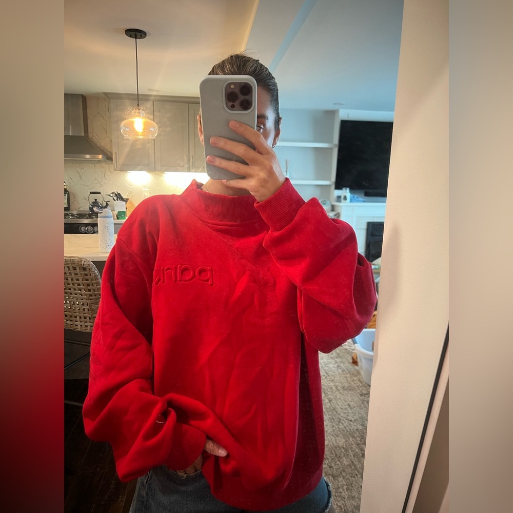 PARKE Valentines Day Embossed Mockneck